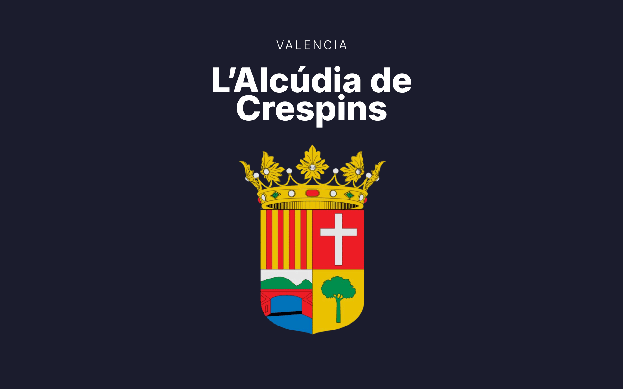 Escudo de L'Alcúdia de Crespins